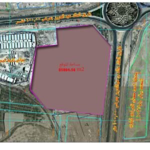 ارض للبيع بعد سكة القطار وعلى دوار ابو طربوش_مساحه 85864.2