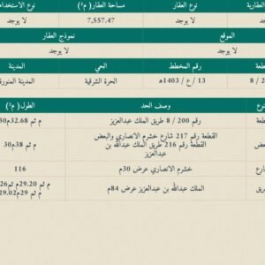ارض تجارية على الدائري موقع مميز جداً_مساحة 7550 م